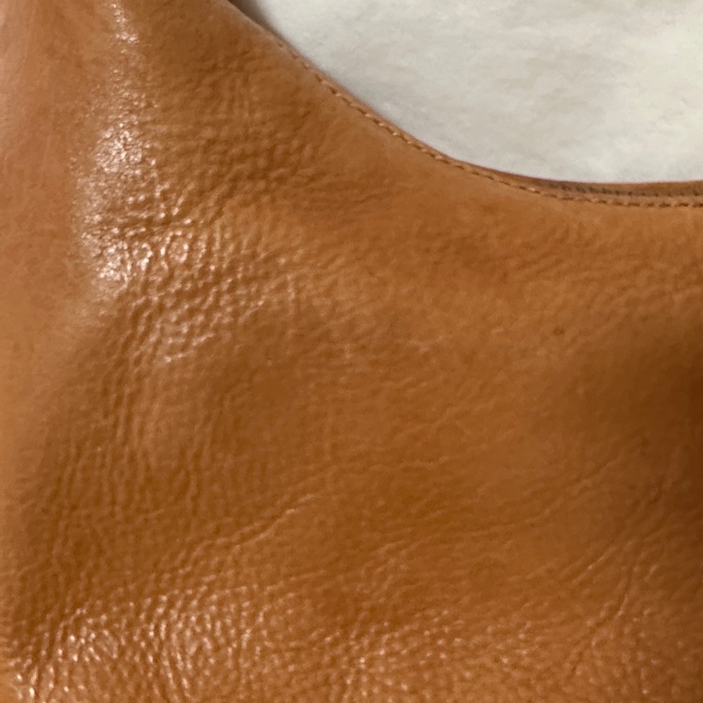 Sigrid Olsen Cognac Brown Leather Hobo with Tassel Accent - Picture 15 of 16